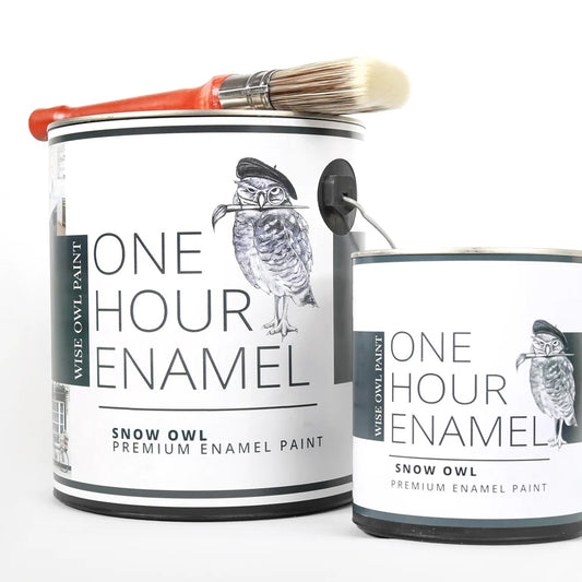 5 reasons we love Wise Owl One Hour Enamel Paint to transform furniture
