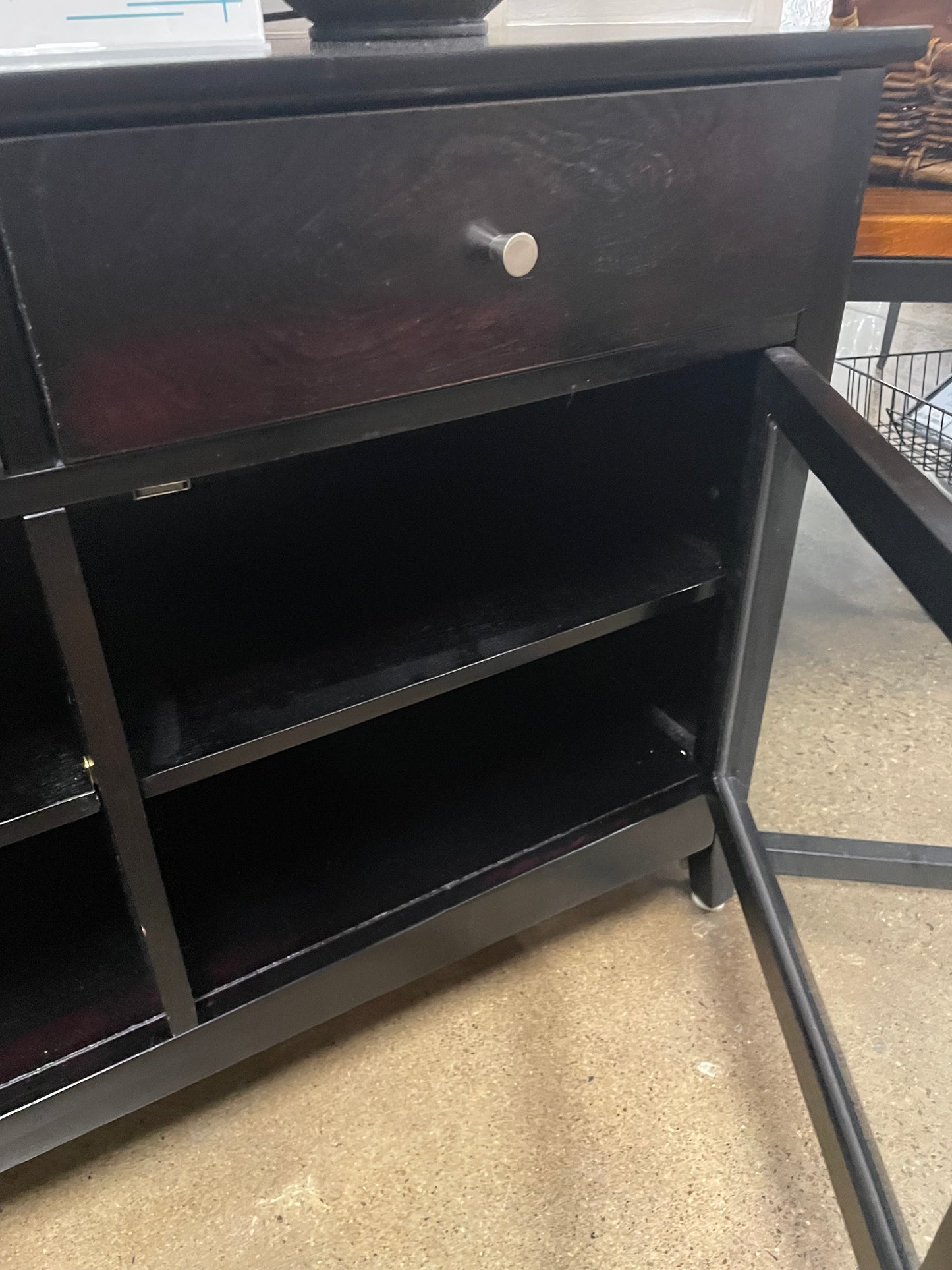 Black media stand/entertainment