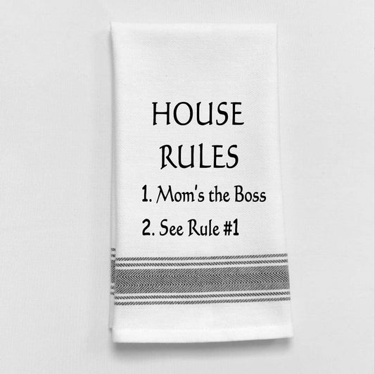 BB-H-85 HOUSE RULES 1. Mom's the Boss...