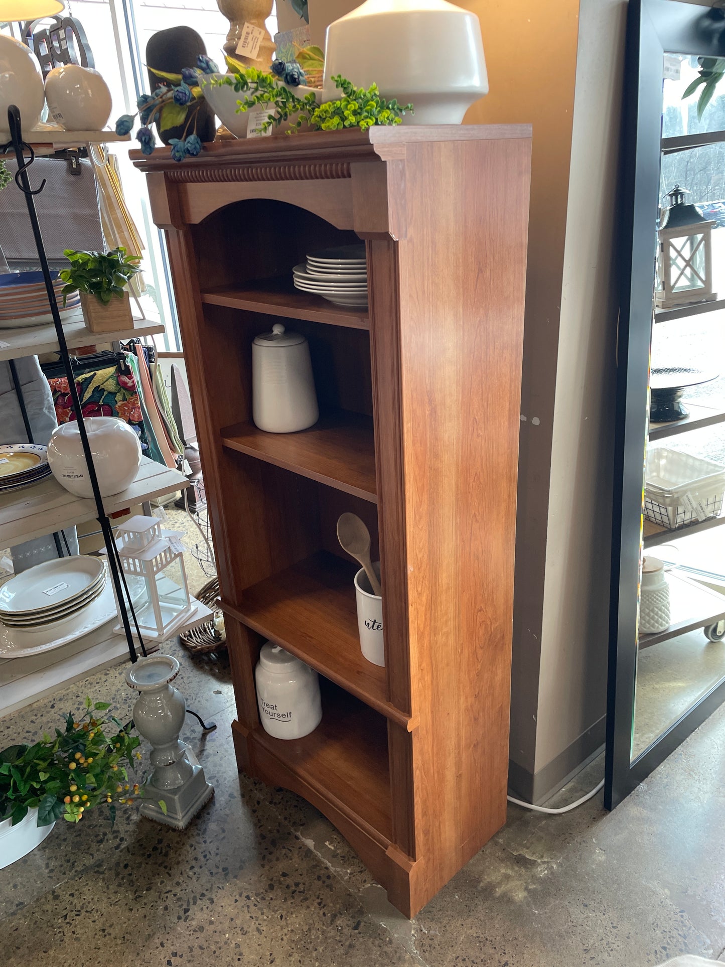 Medium Wood Bookshelf