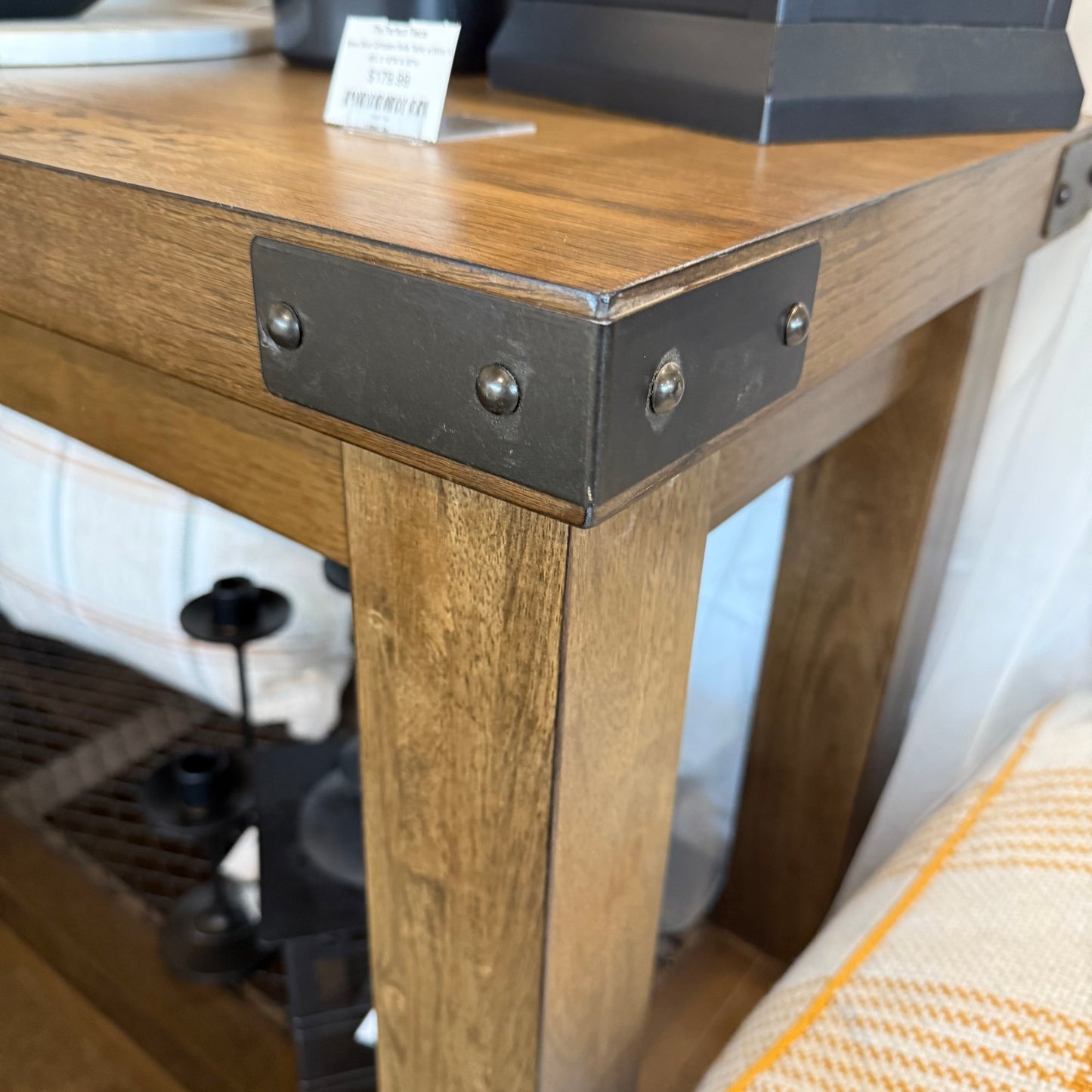 Steve Silver Company Sofa Table w/Wire Mesh Bottom