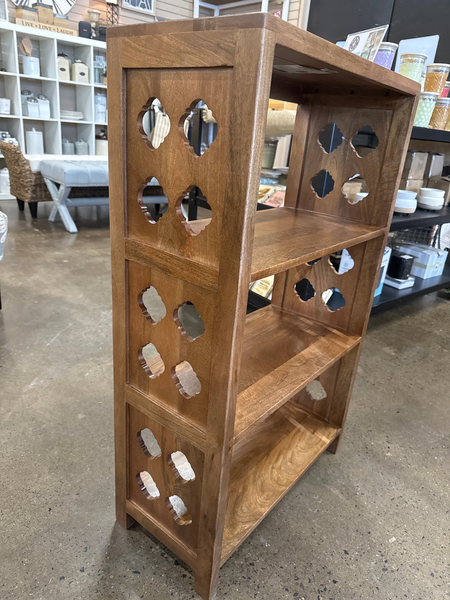 3 Shelf Wooden Bookcase