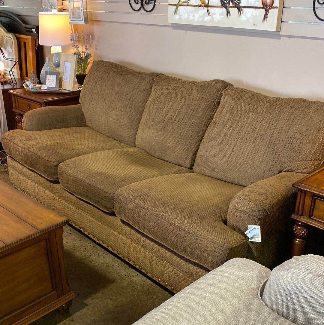 Brown Fabric Sofa