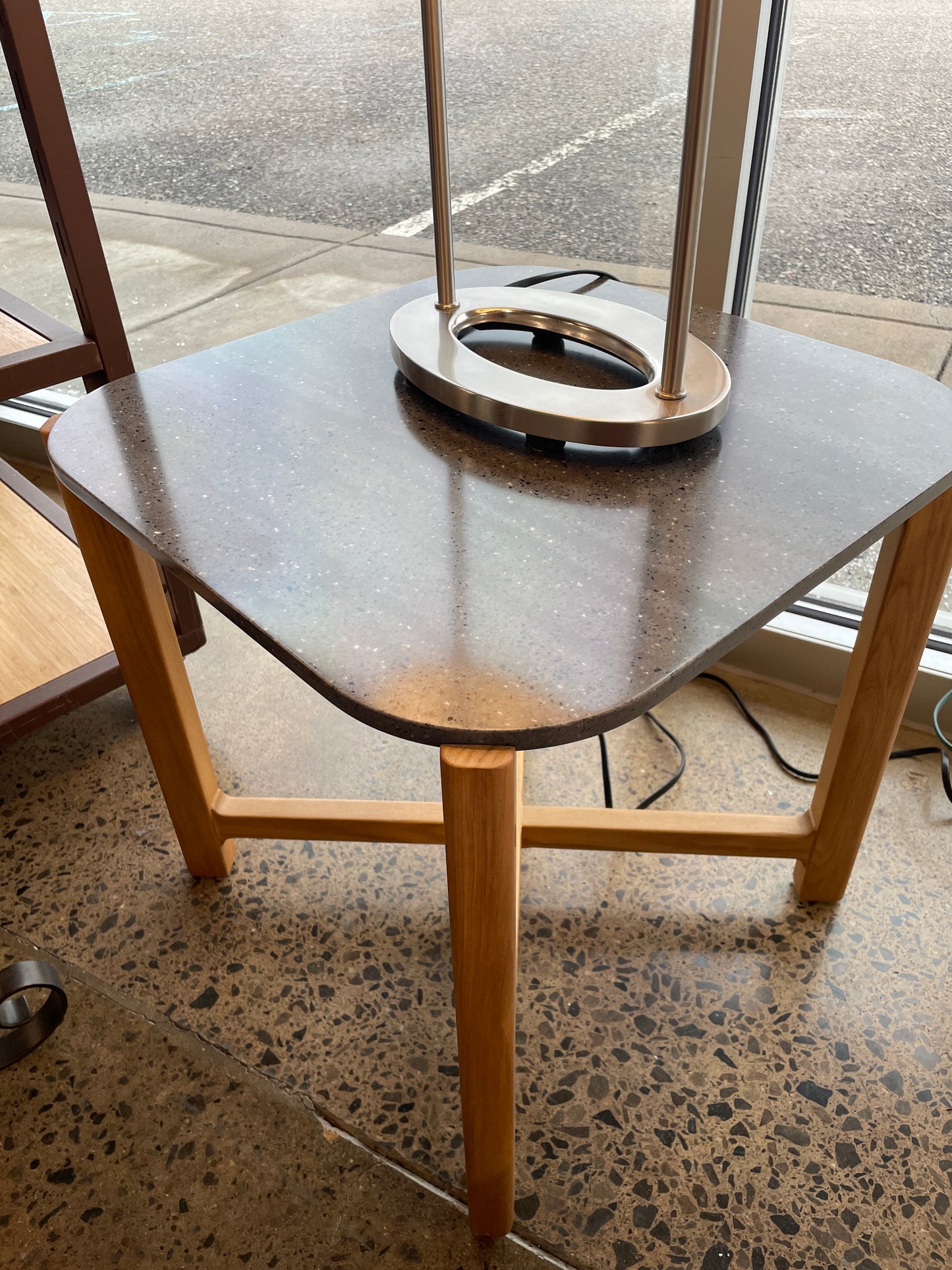 4 Leg Light Wood End Table (2)