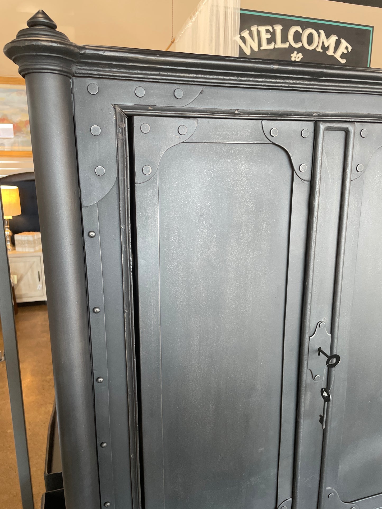 RH 19th Century French Iron Secretary