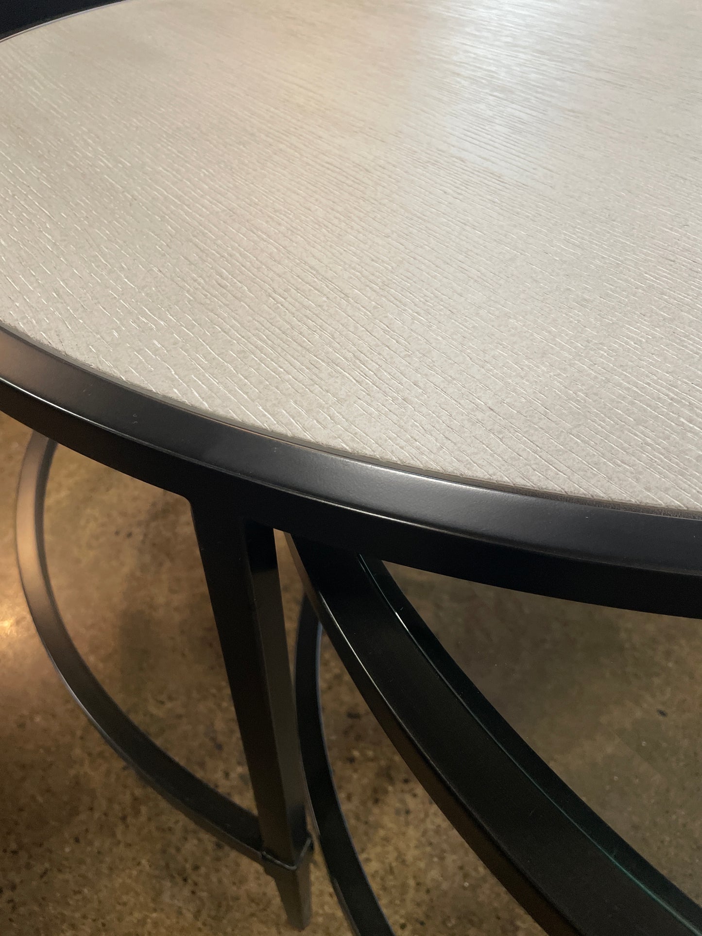 Universal Nesting Round Coffee Table Set