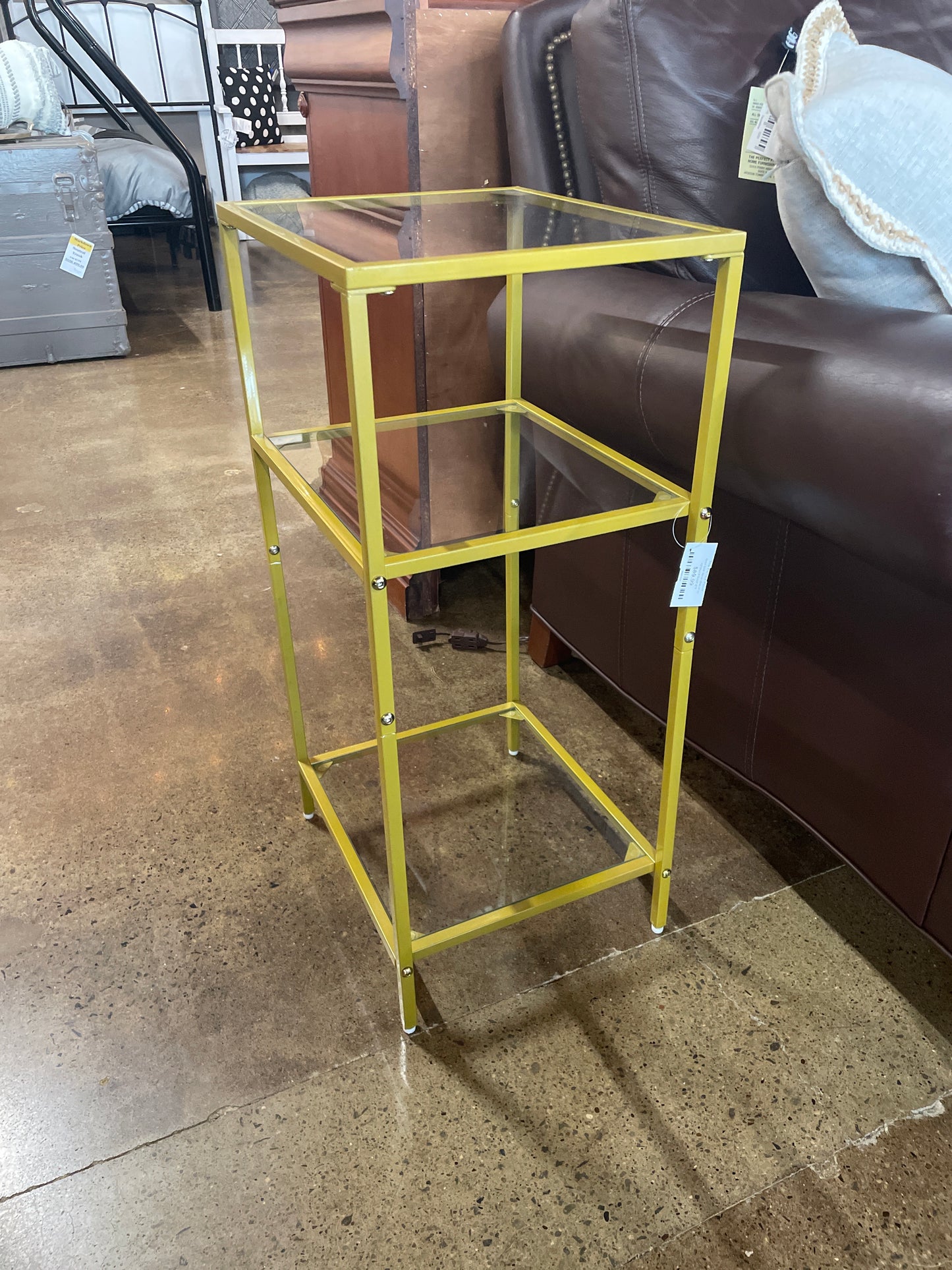 Gold End Table (Set of 2)