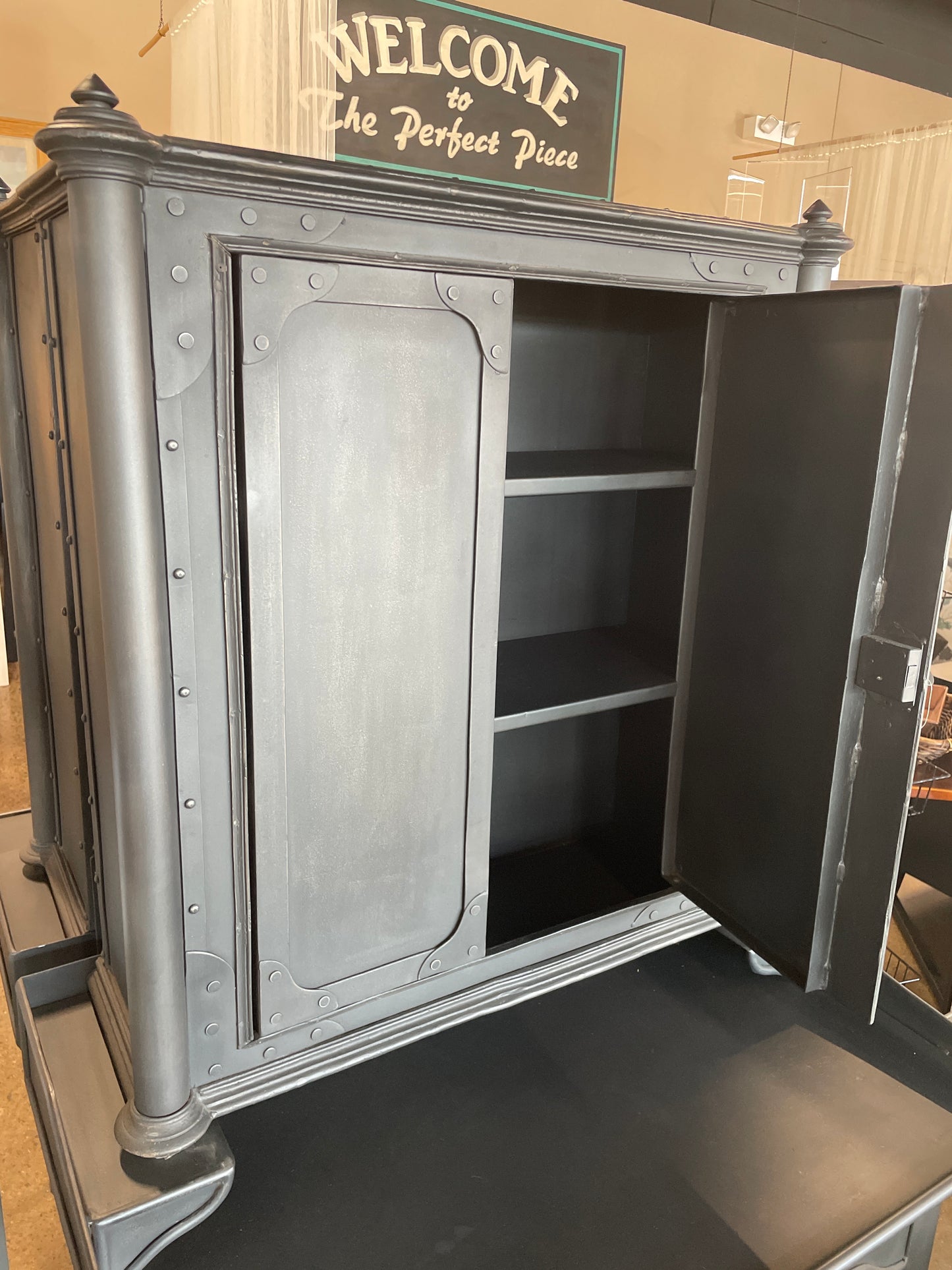 RH 19th Century French Iron Secretary