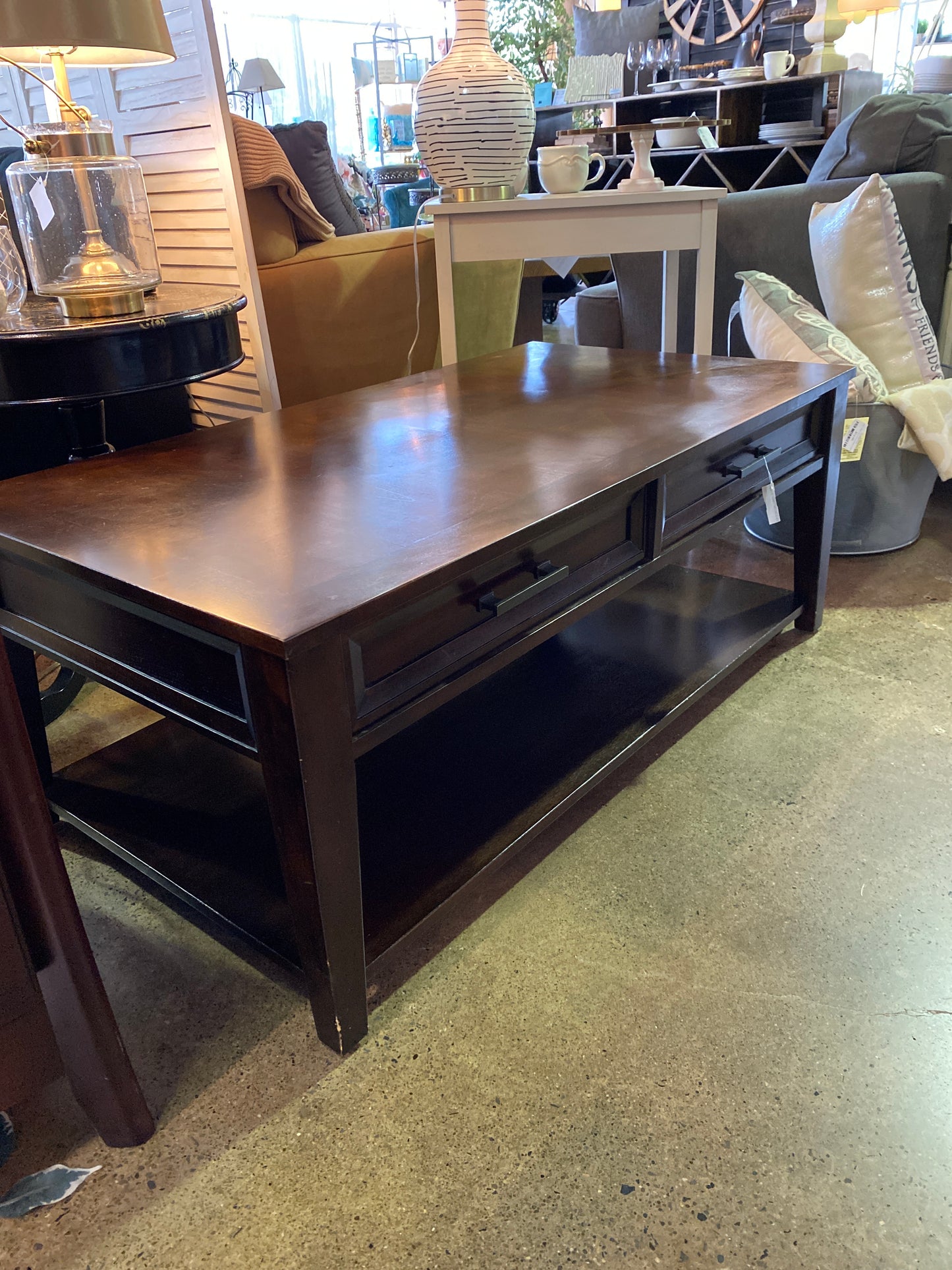 Dark Brown Coffee Table