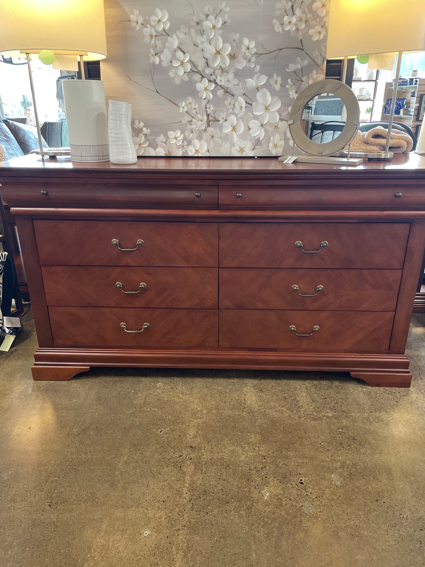 8 Drawer Cherry Dresser/Server
