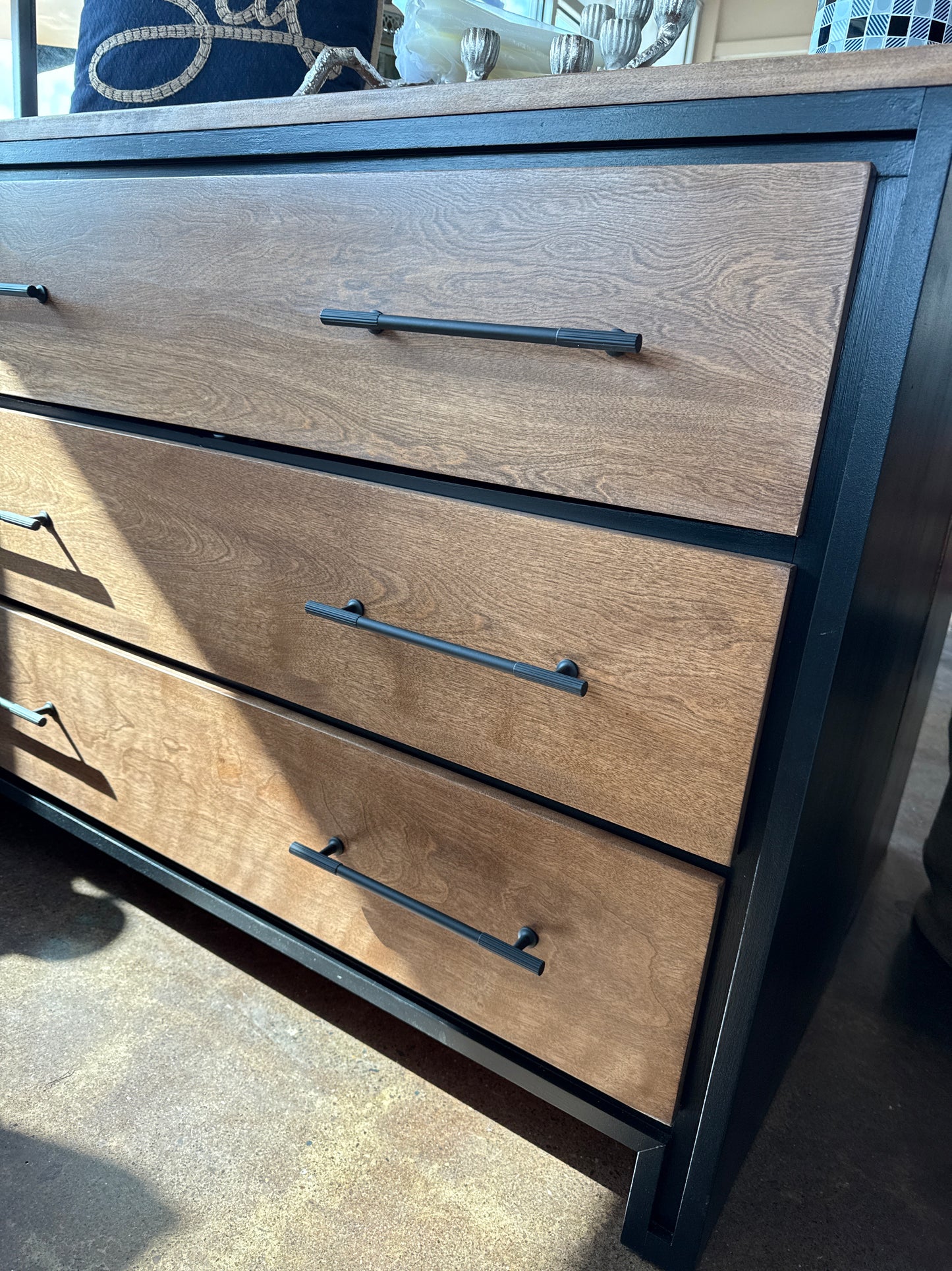 Mid Century Refinished Dresser/Nightstands set