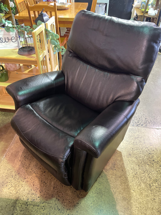 Lazyboy Black Leather Rocker Recliner