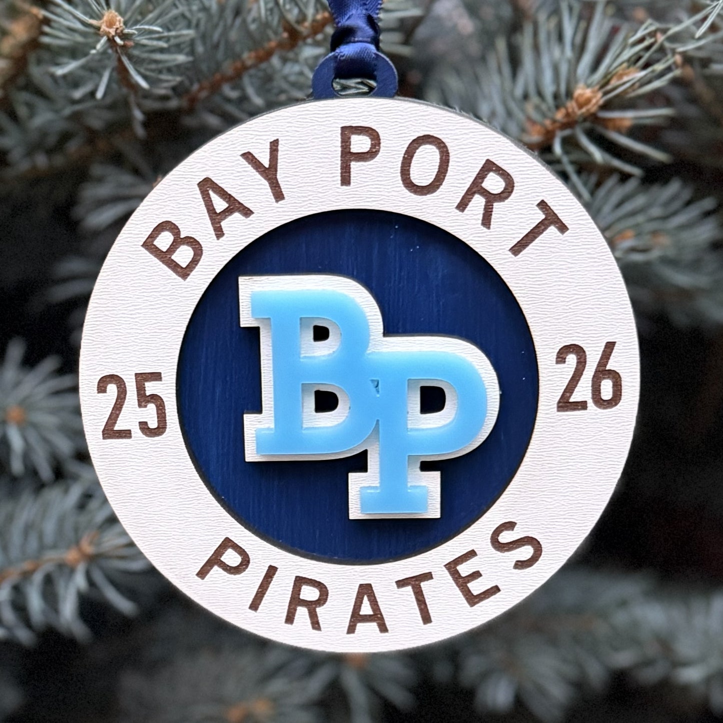 Bay Port Ornament w/year (BP)