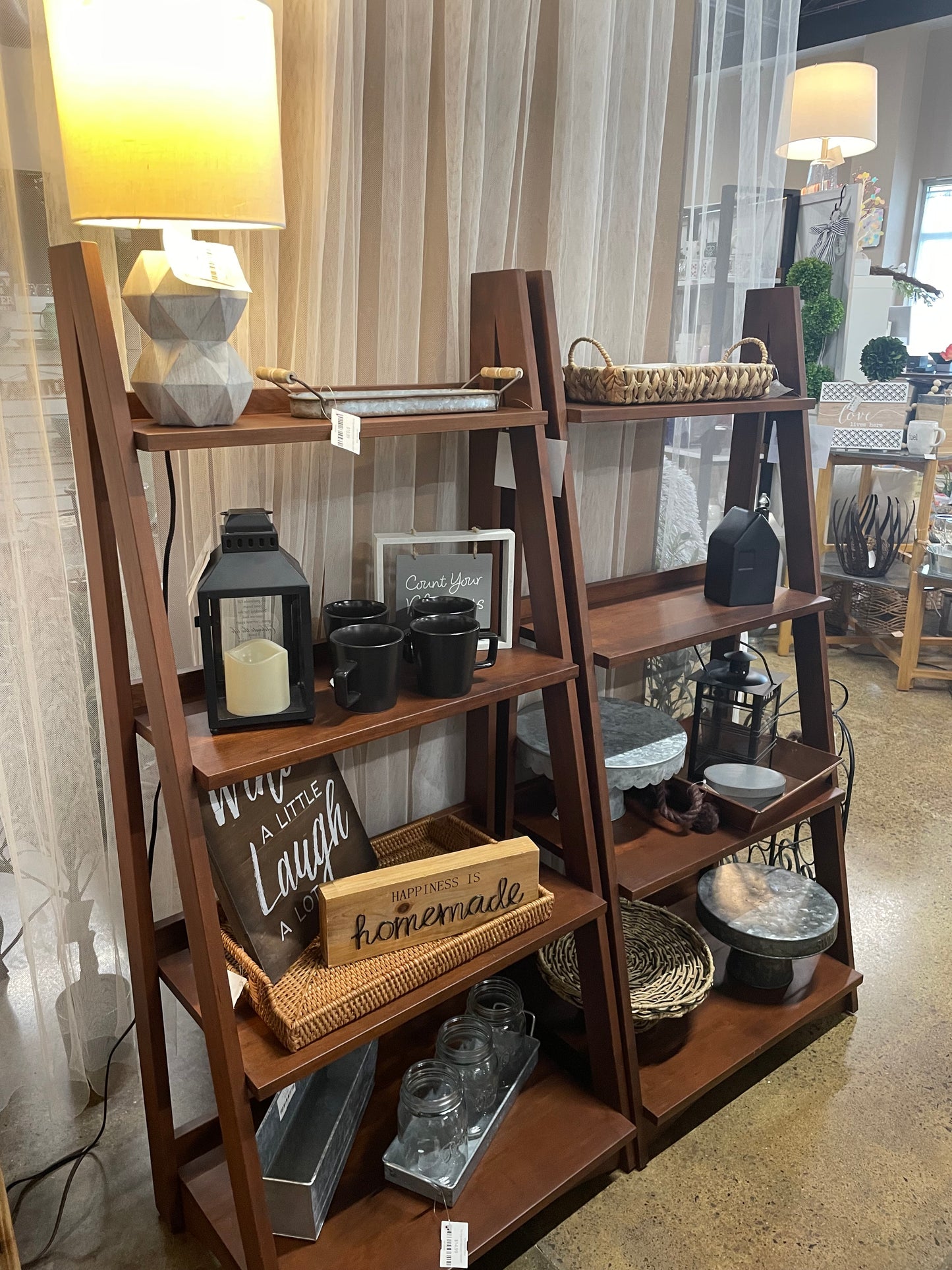 Amish (Dutch Craft Furniture) made Ladder Shelf