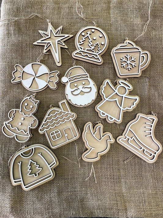 Cookie Cut Out Ornaments