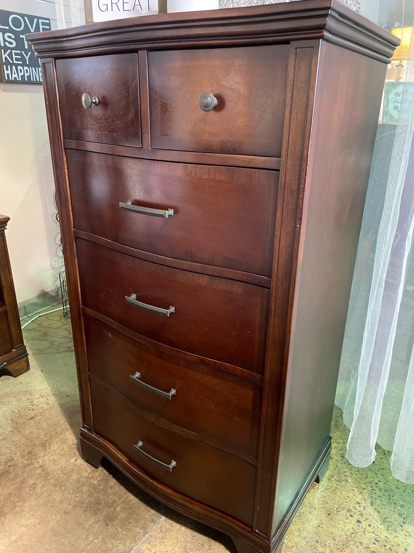 Avery dark wood bedroom collection