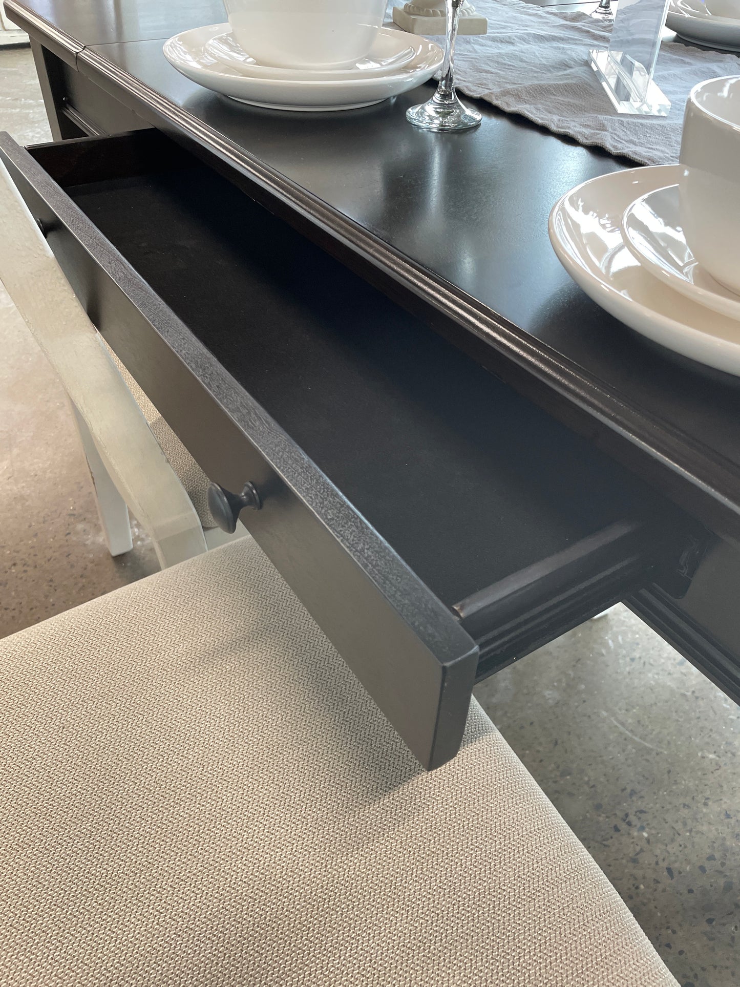 Ashley Black Dining Room Table with 6 Chairs