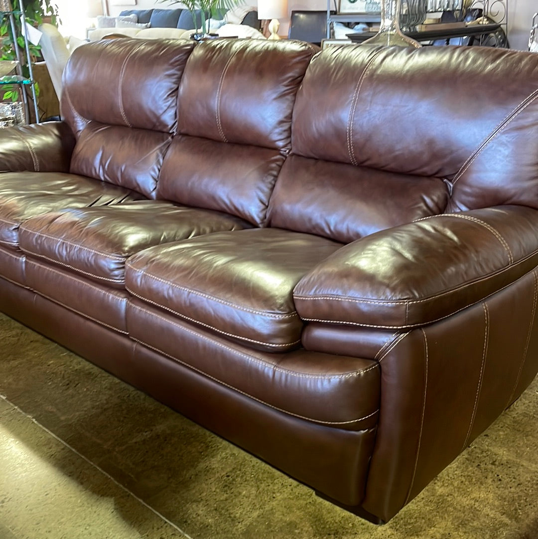 Violino Brown Leather Sofa