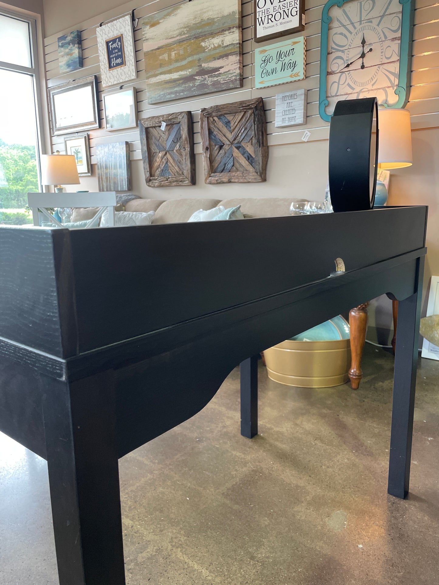 Espresso Wood Desk