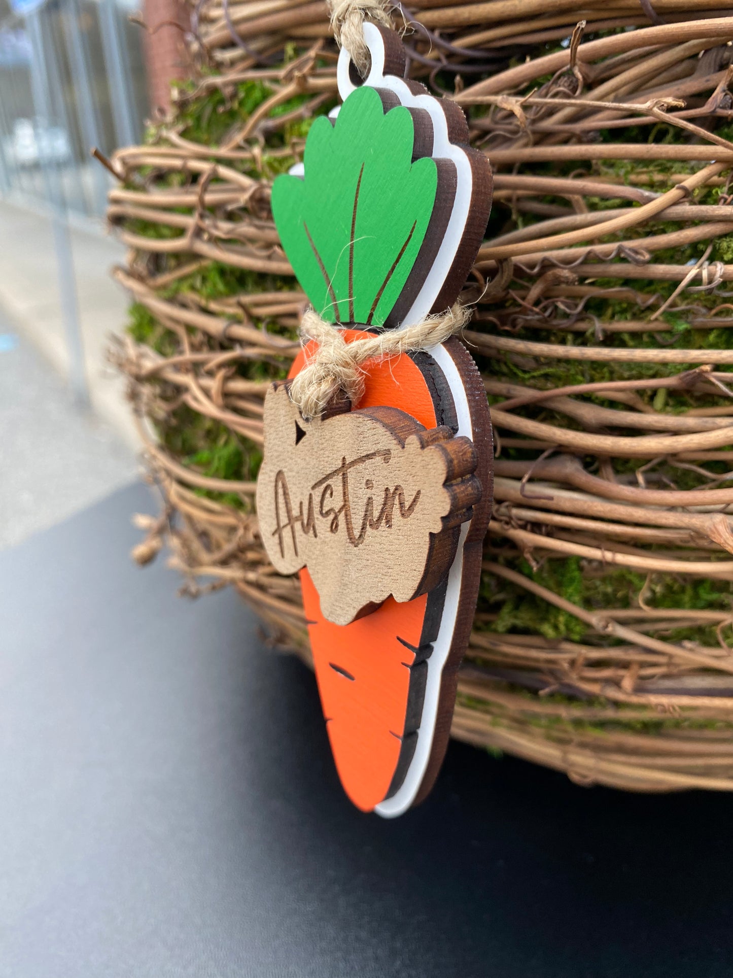 Easter Basket Tag Carrot