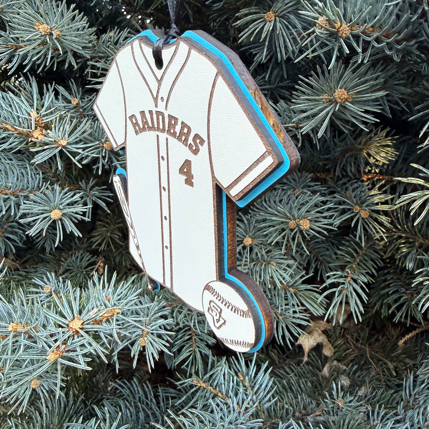 SV Baseball Jersey Ornament W/Player #