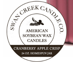 Swan Creek Cranberry Apple Crisp 3.5 oz Candle