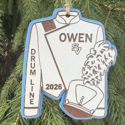 SV Marching Band Personalized Ornament