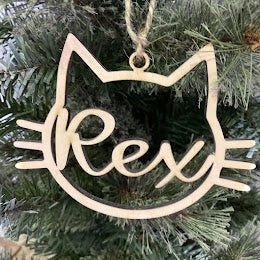 Cat Face Ornament