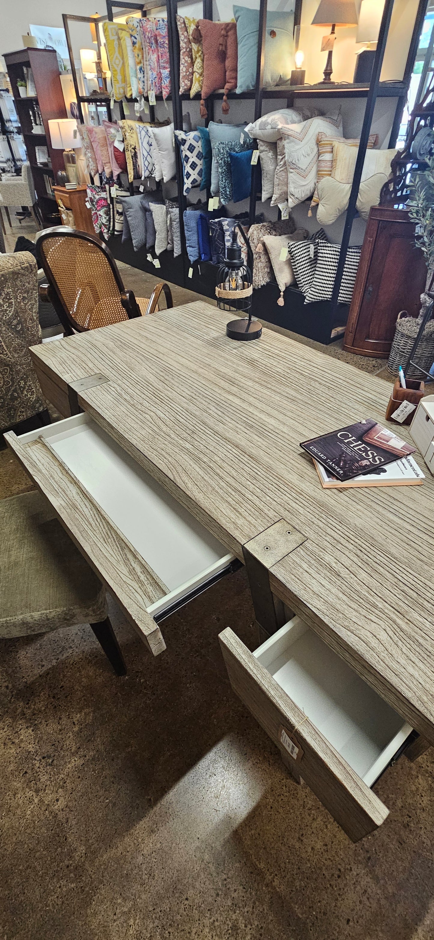 Barton Creek wood writing desk