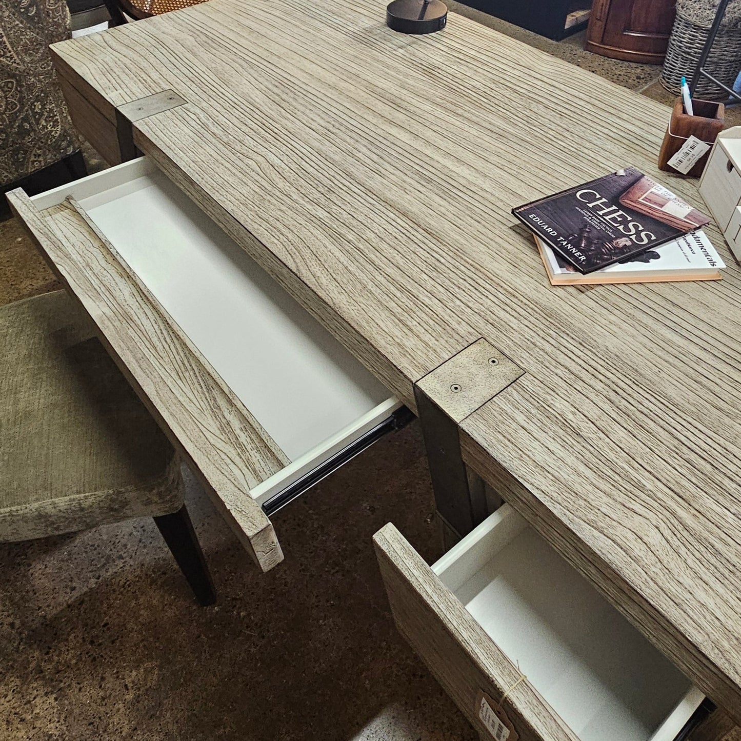 Barton Creek wood writing desk