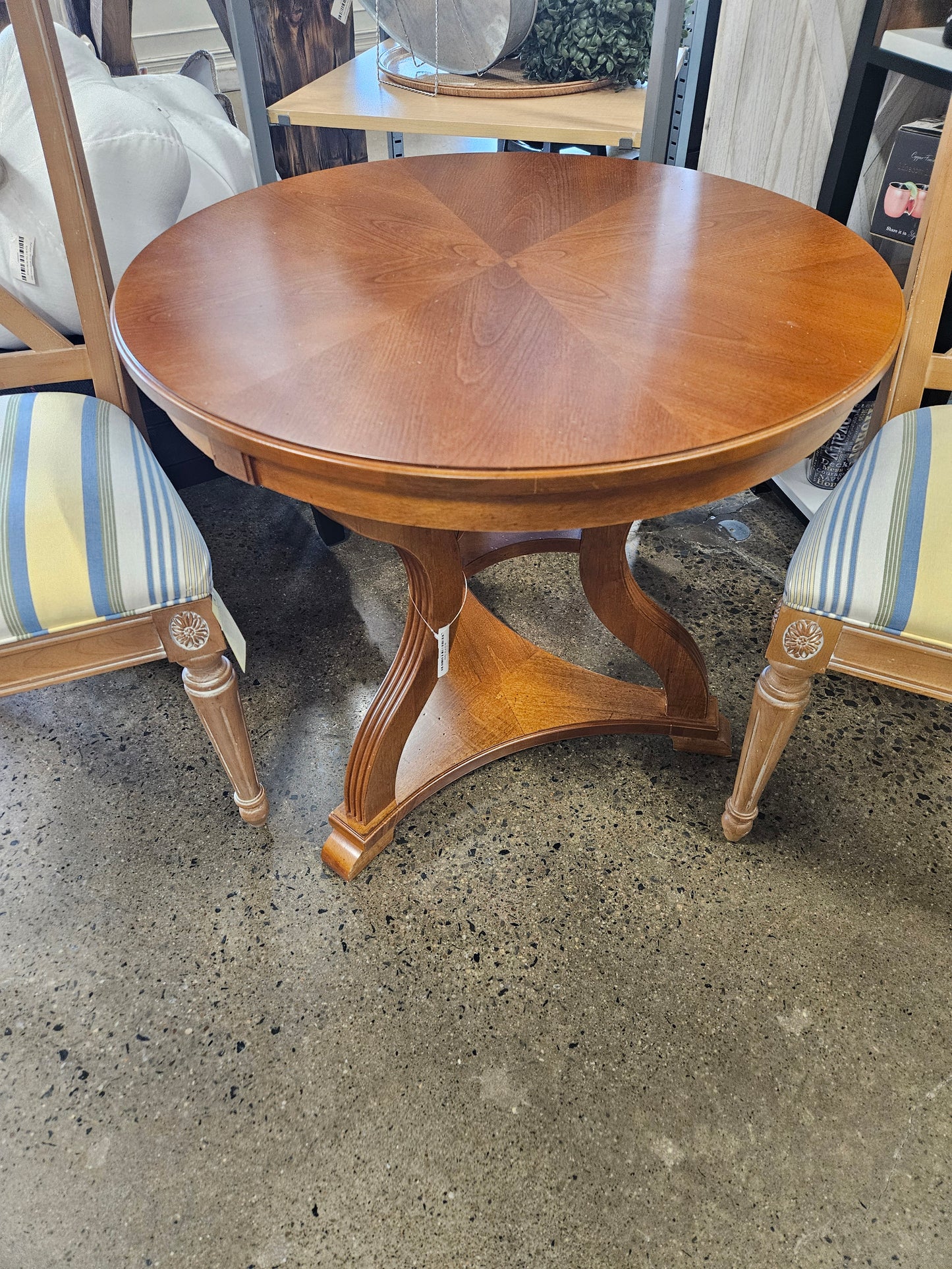 Round Ethan Allen End Table