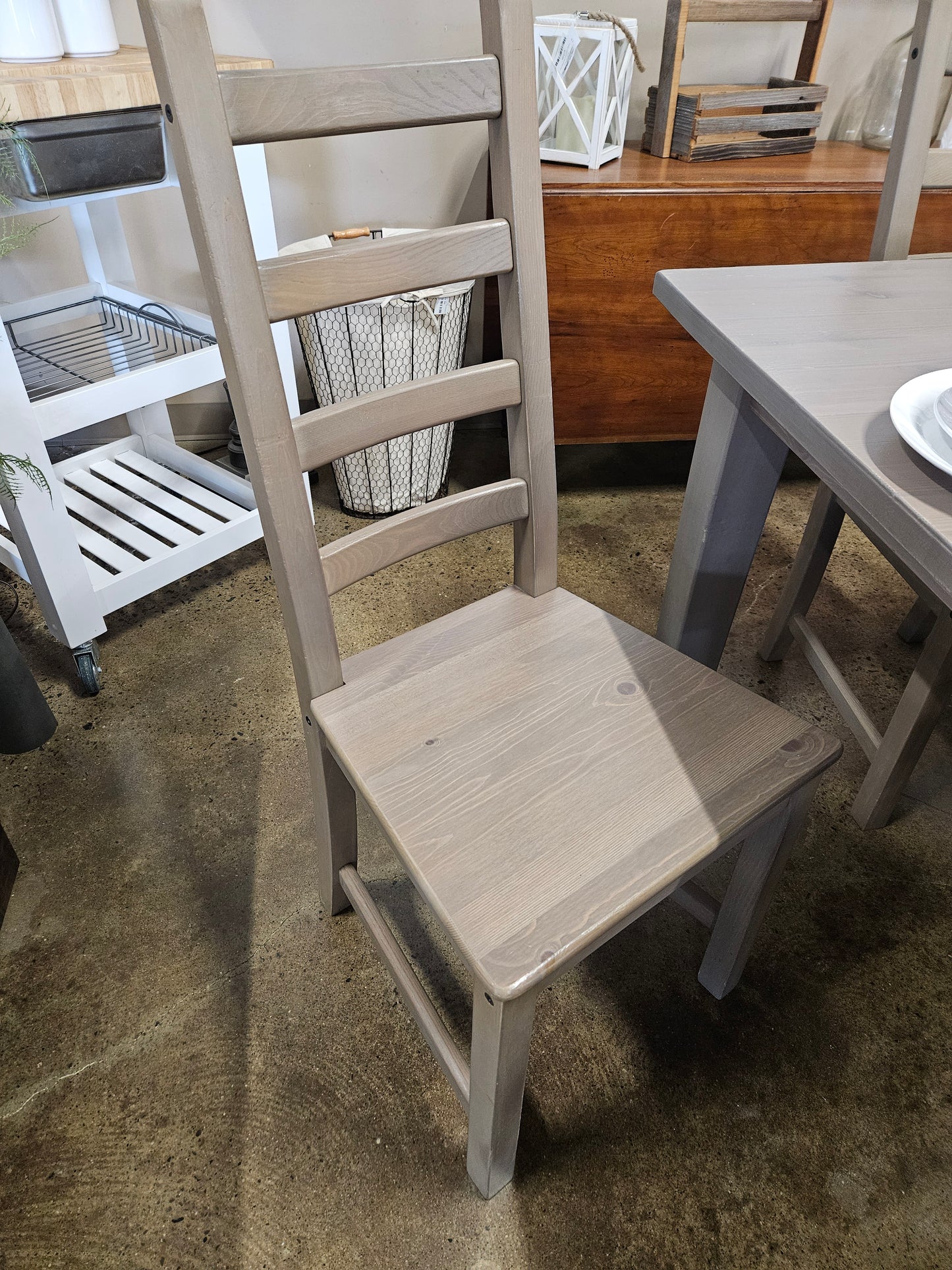 Grey Kitchen Table w/ 4 chairs