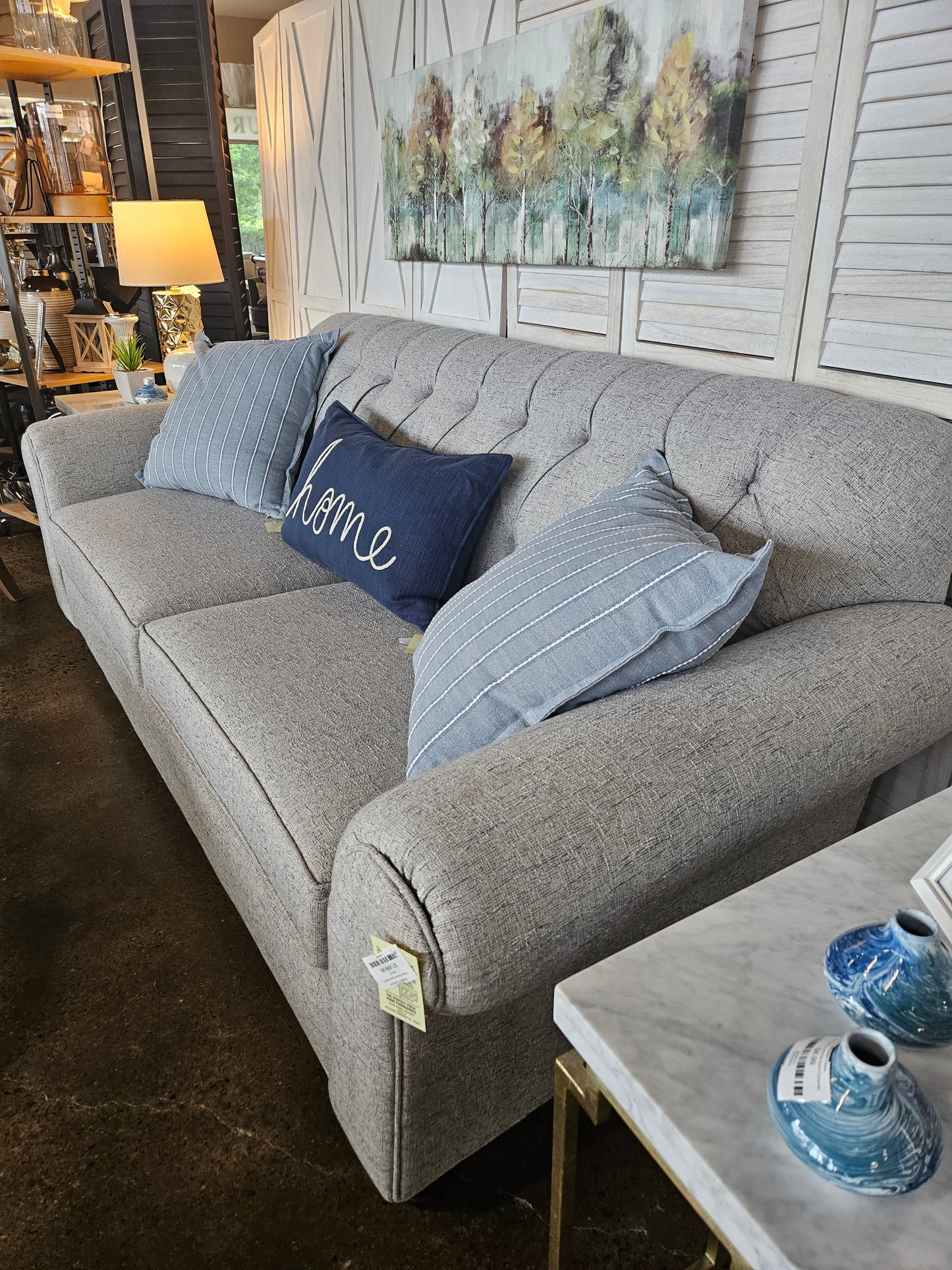 Tufted Sofa and Chair (Setof2)