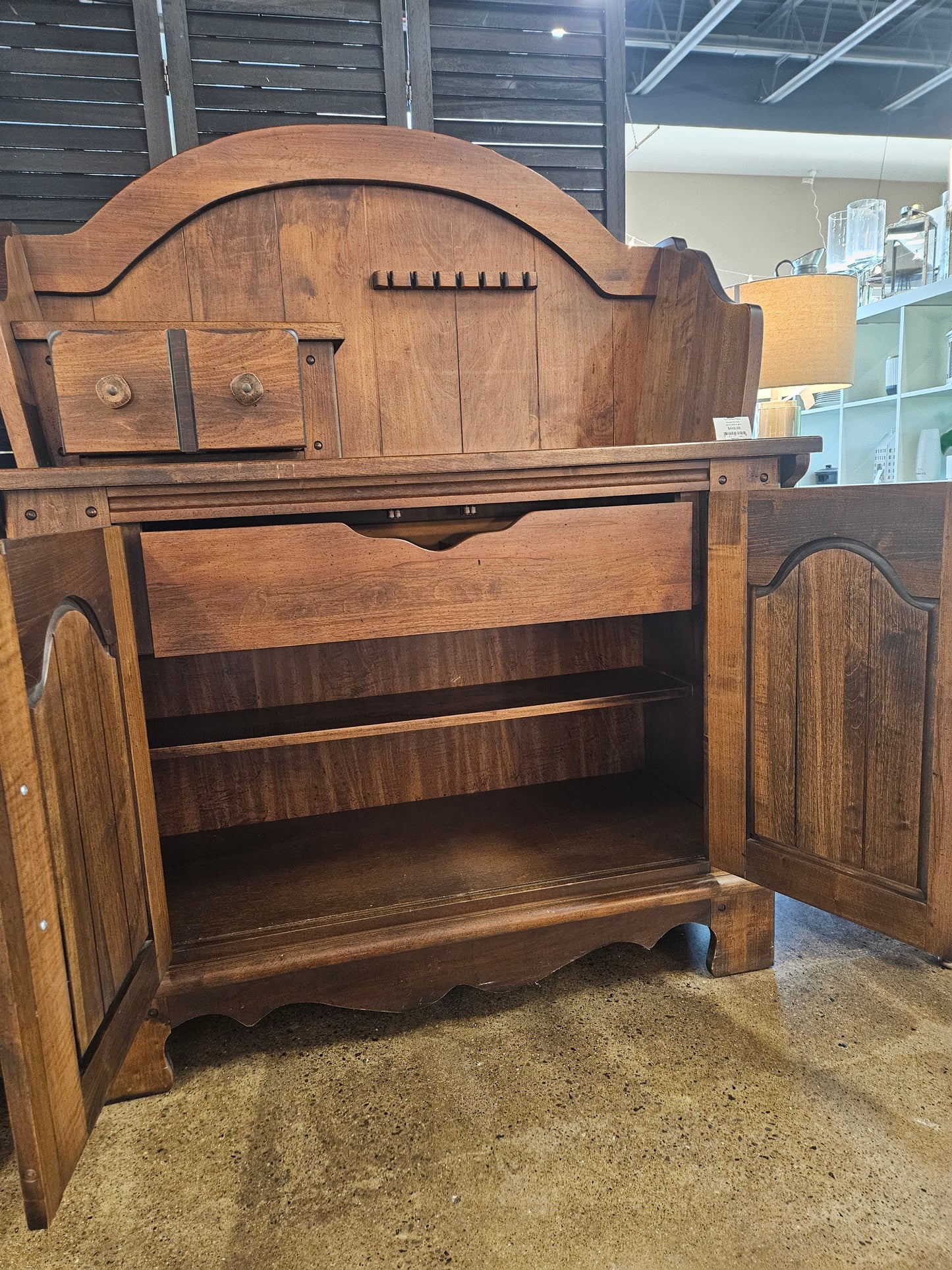Wooden Dry Sink