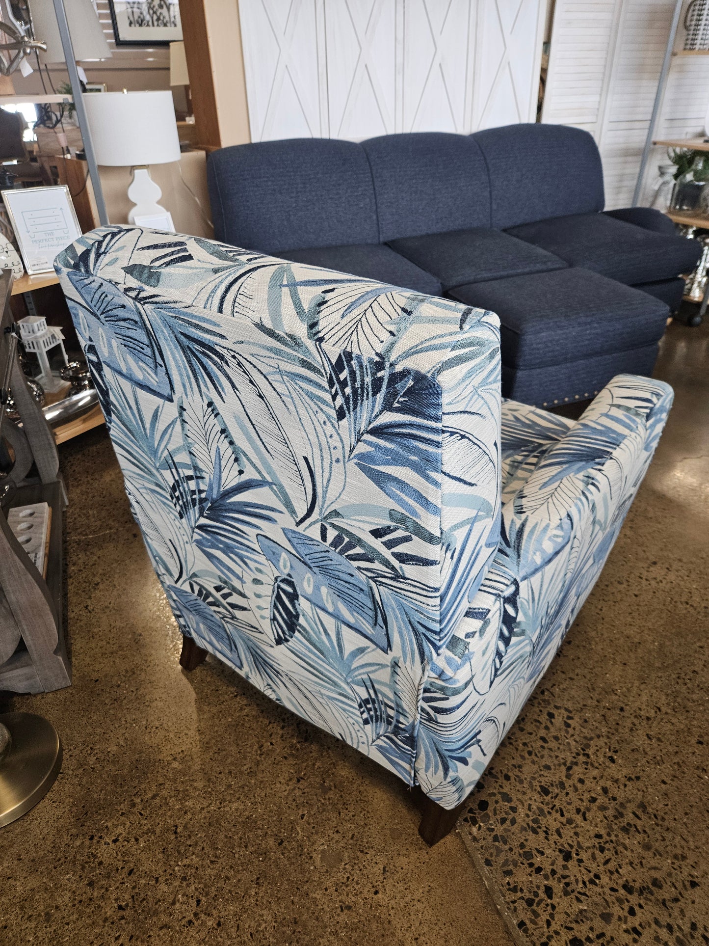 Blue/Beige Flexsteel Recliners