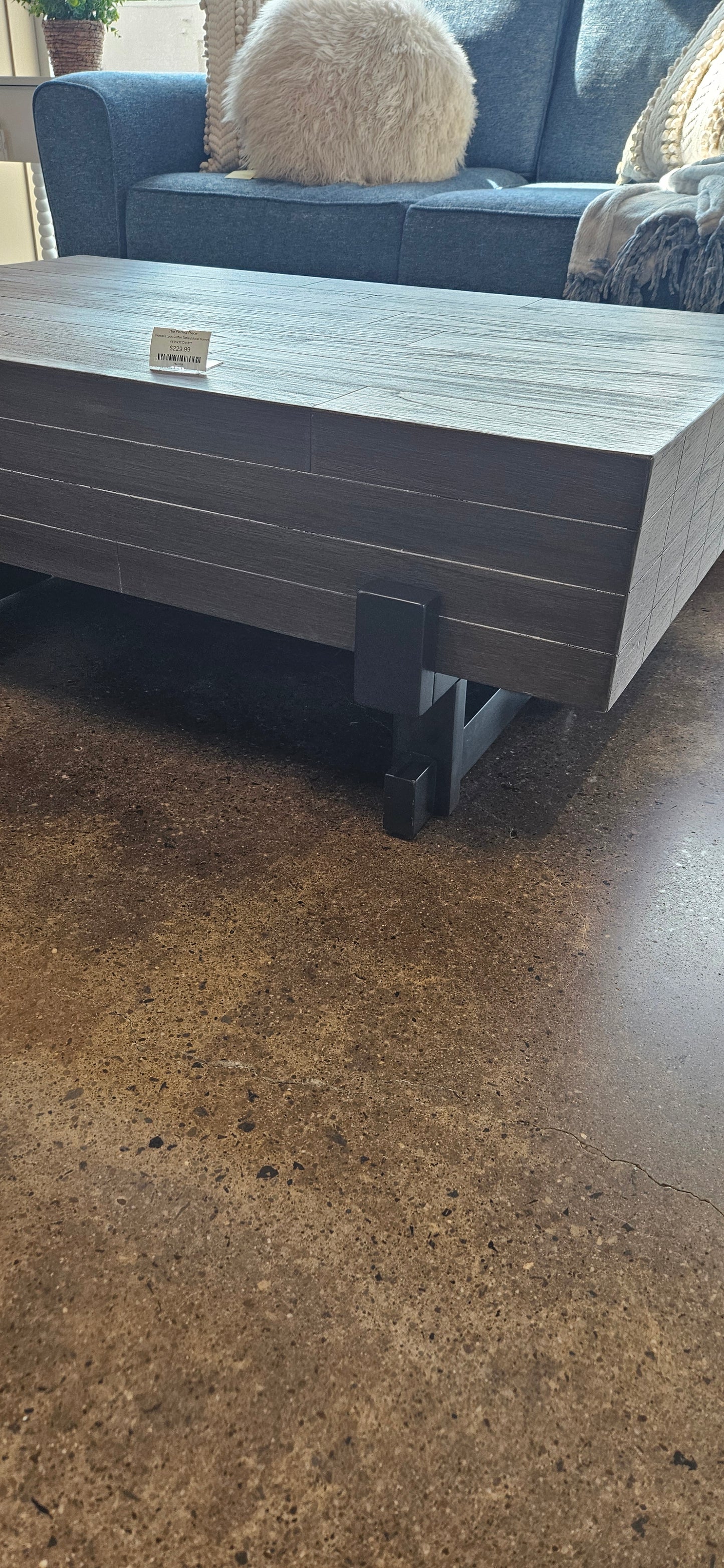 Wooden Look Coffee Table (Model Home)