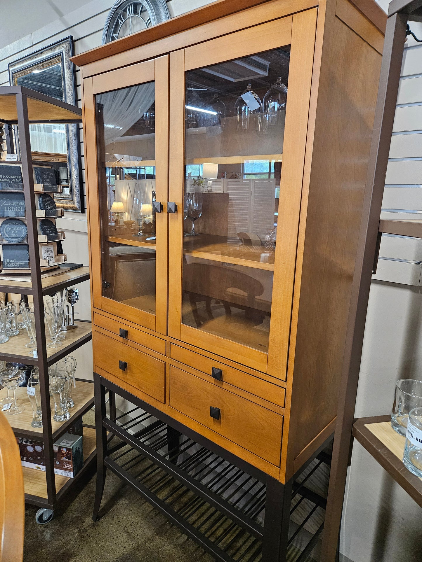 Dining Set including chairs, table and hutch