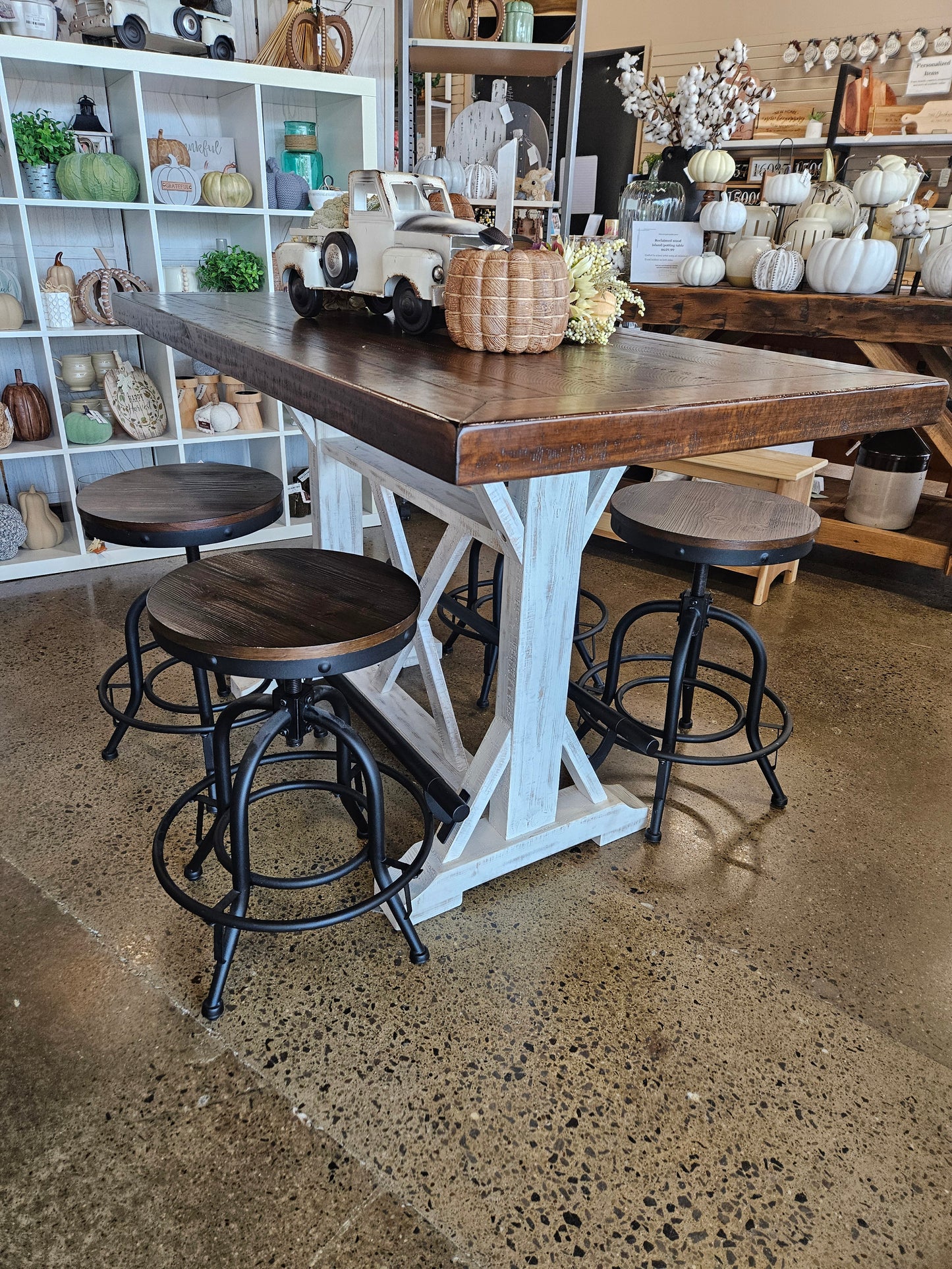 Ashley Furniture Counter Height Table with 4 Stools