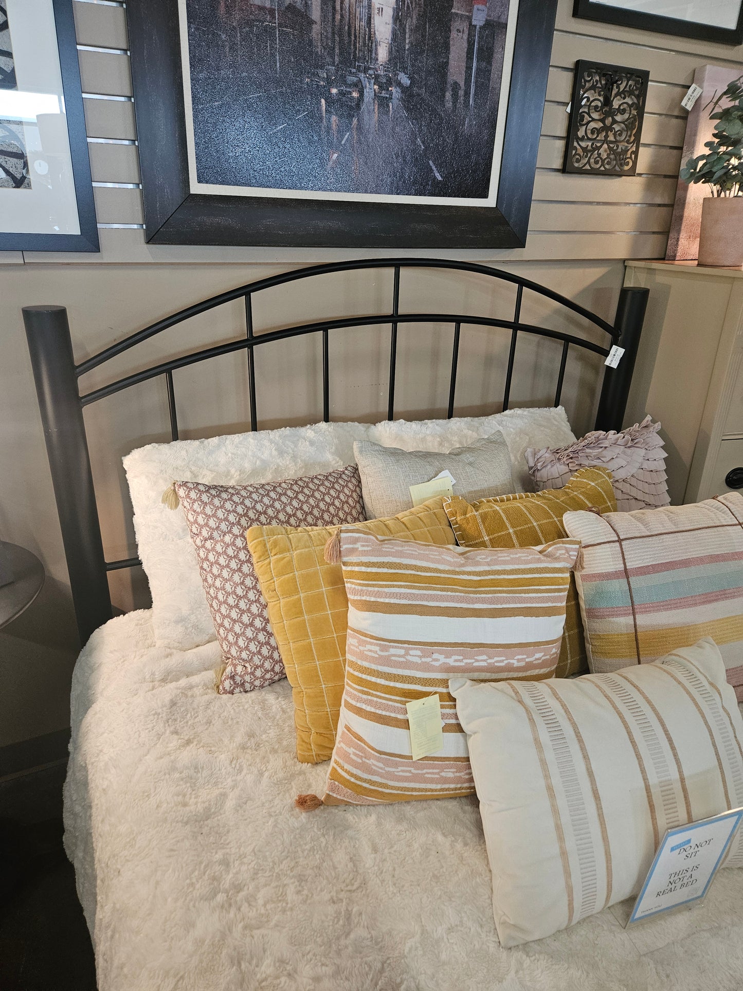 Queen Black Metal Bed Frame