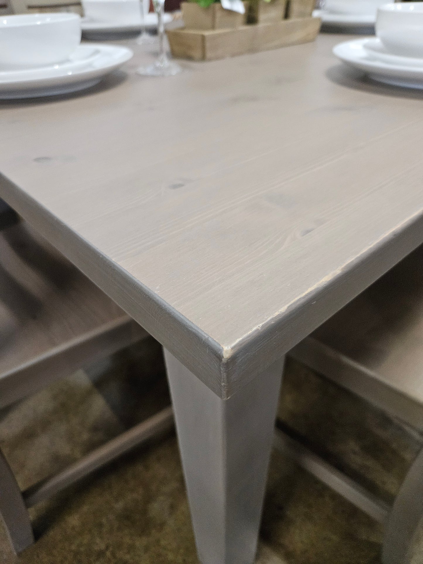 Grey Kitchen Table w/ 4 chairs