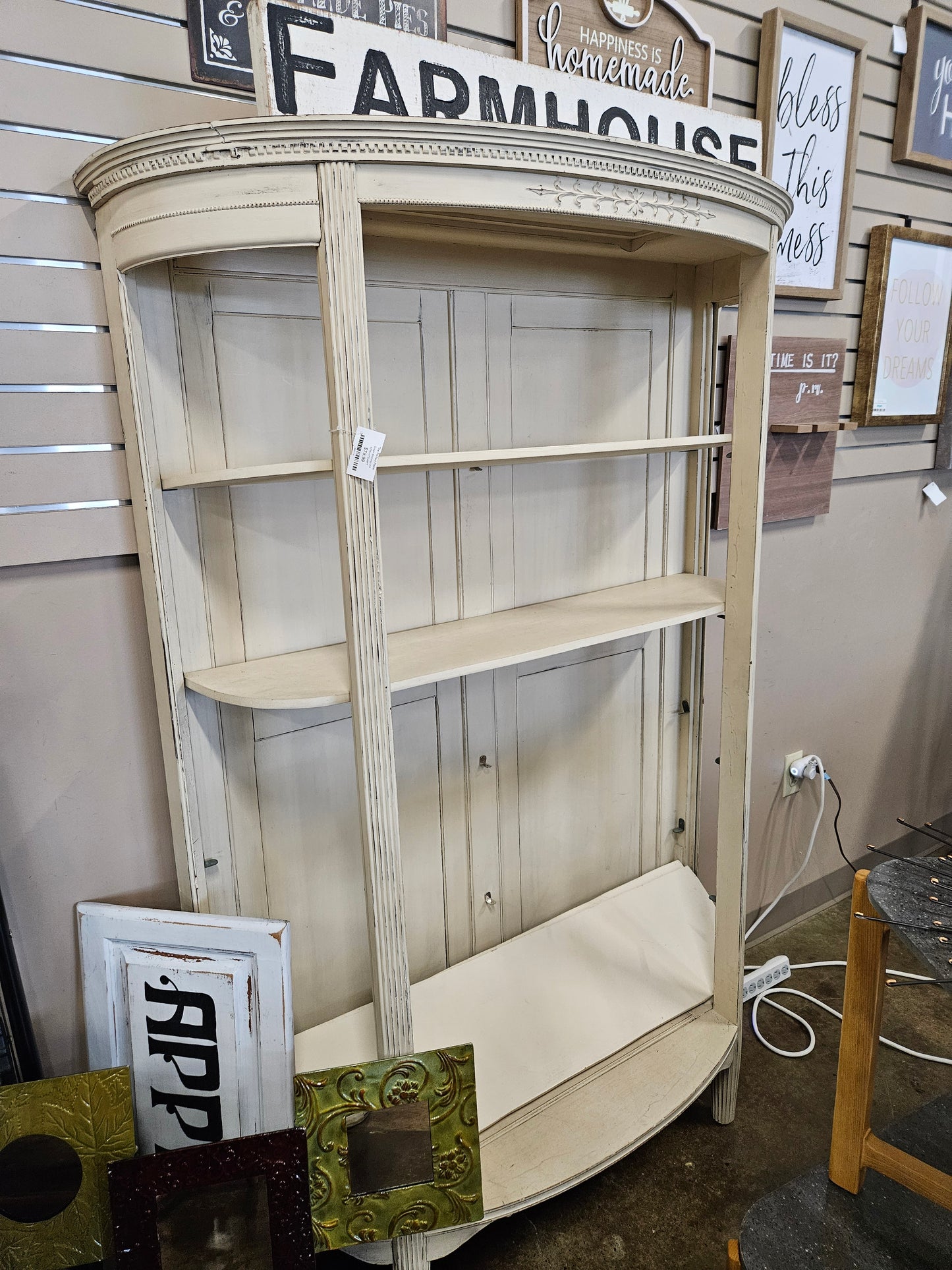 Cream Shelving Unit