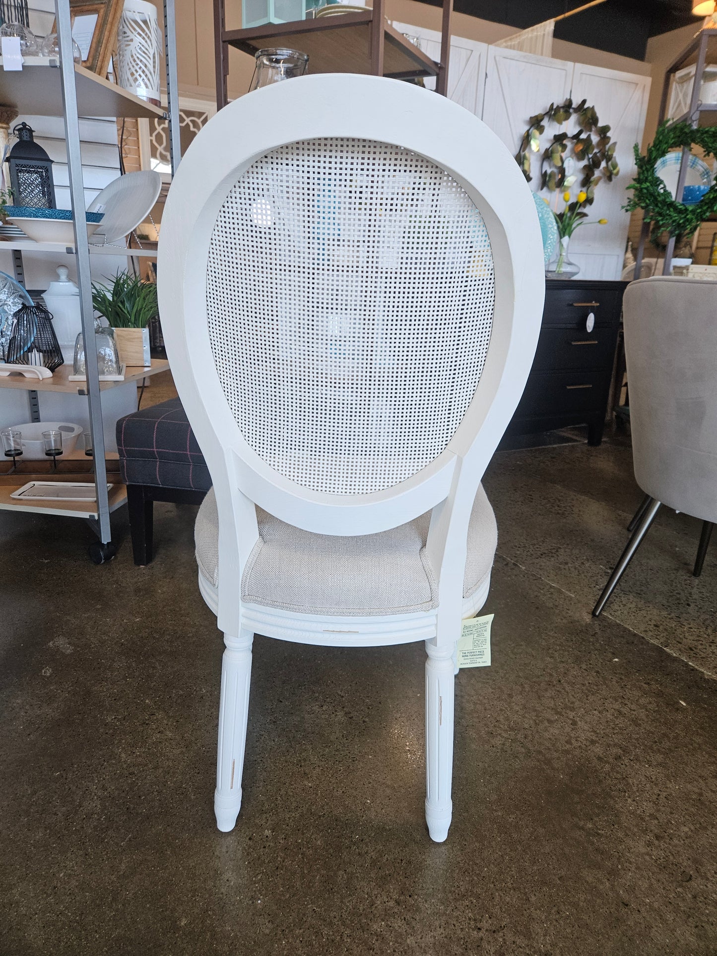 RH Distressed White Dining Chairs (Setof4)