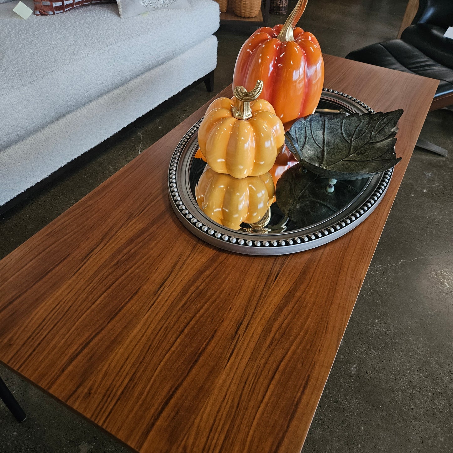 Rectangular Wood Grain Coffee Table