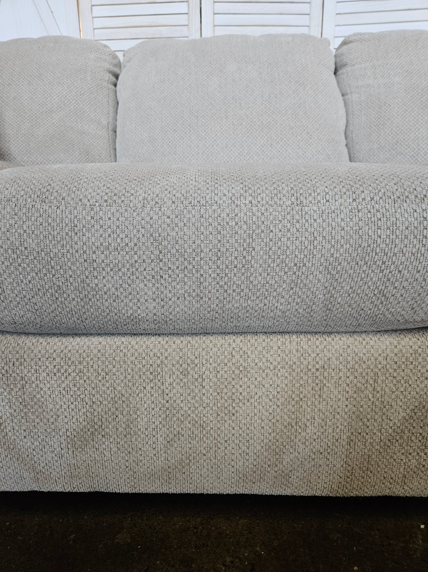 Cream Textured Sofa