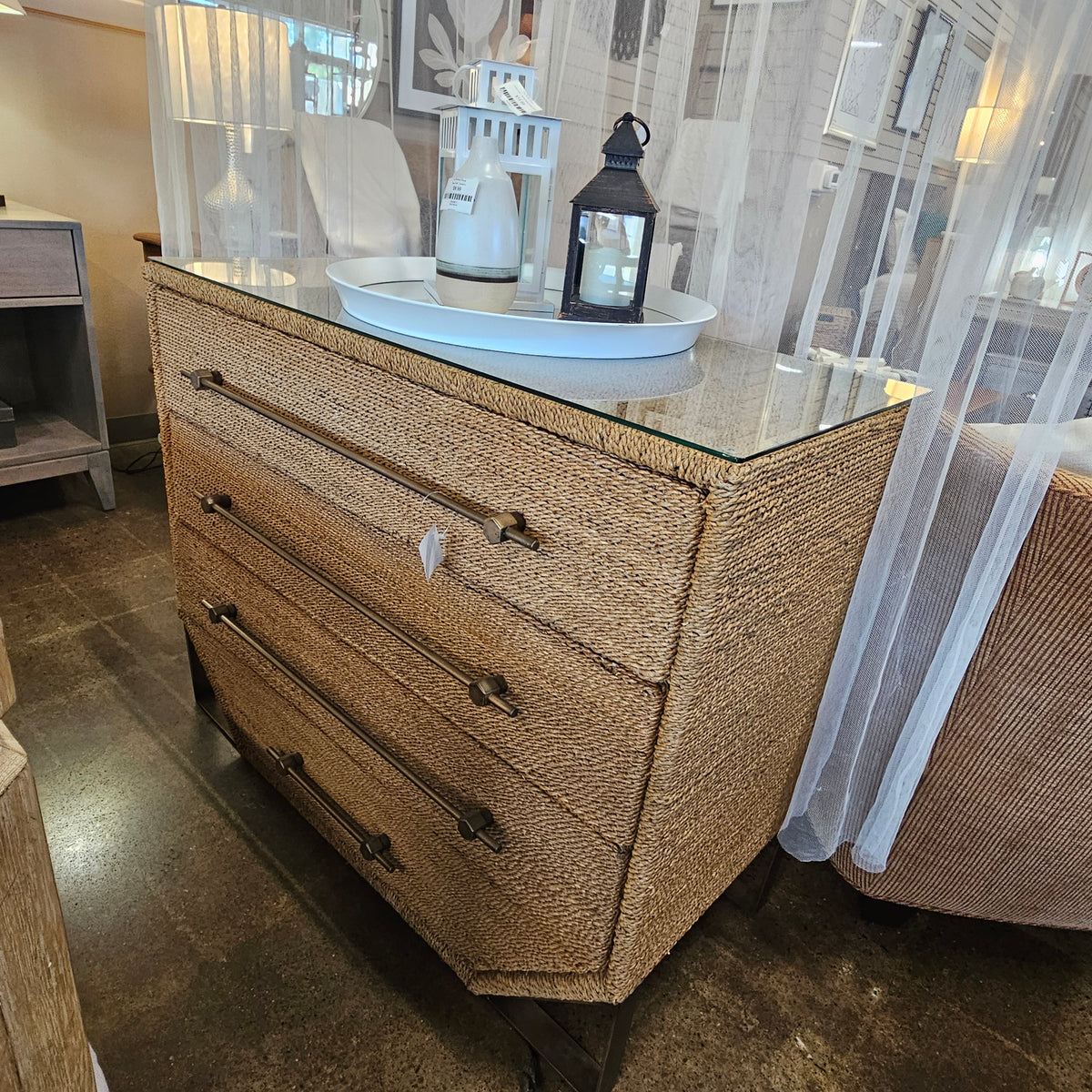Gabby Home Woven Textured Chest