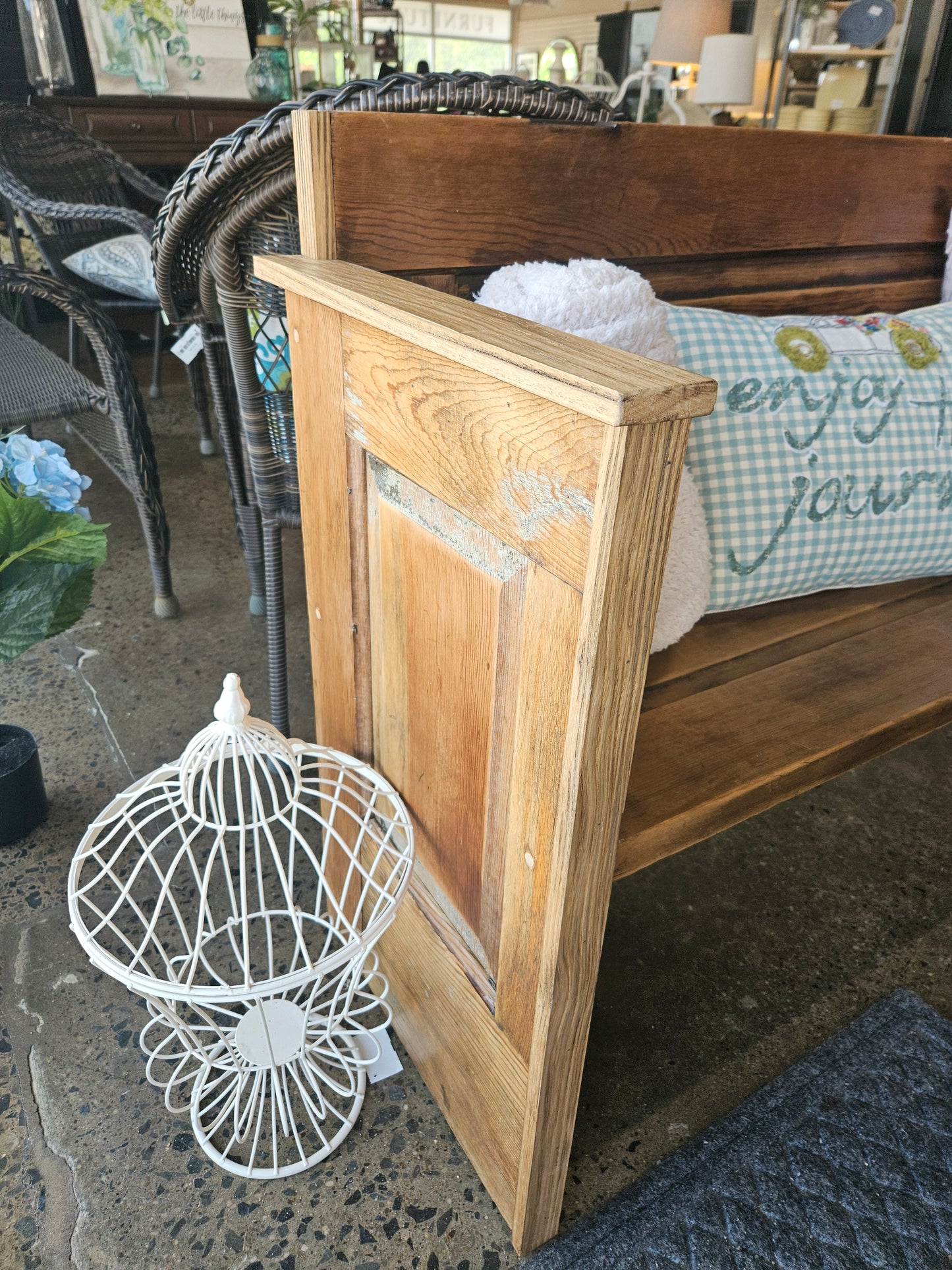 Door Bench by Local Artist
