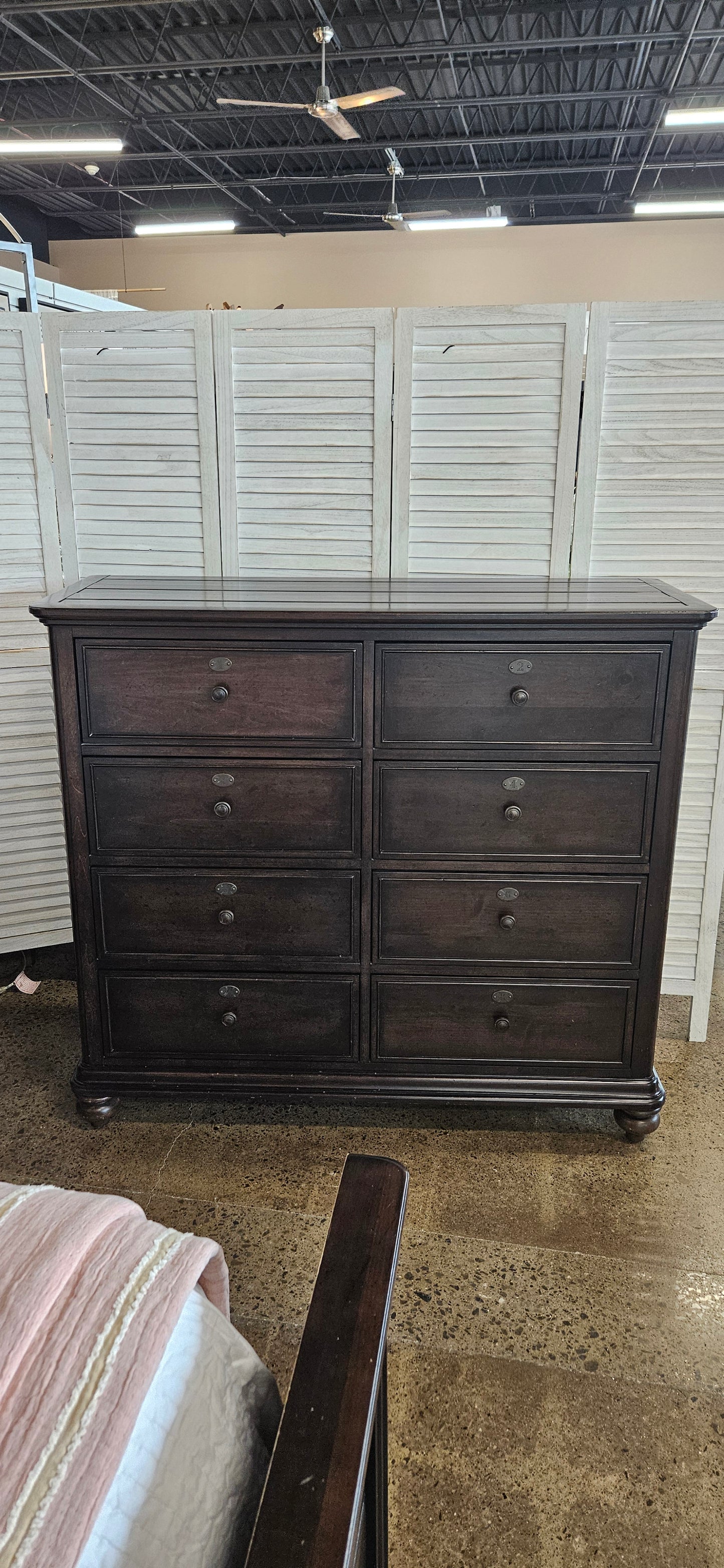 Paula Deen Full Bed Set Dark Wood