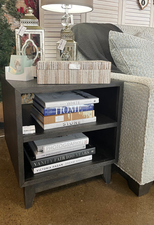 Charcoal Side Table - MODEL HOME