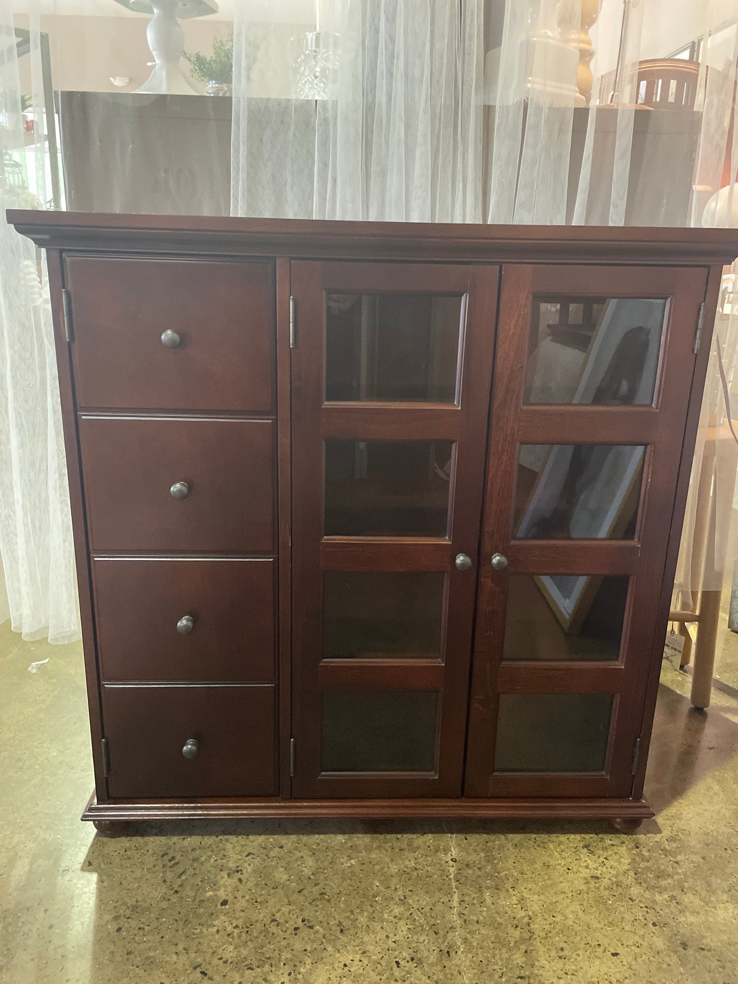 Cabinet with shelves