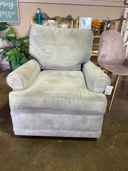 Dove Grey Swivel Chair